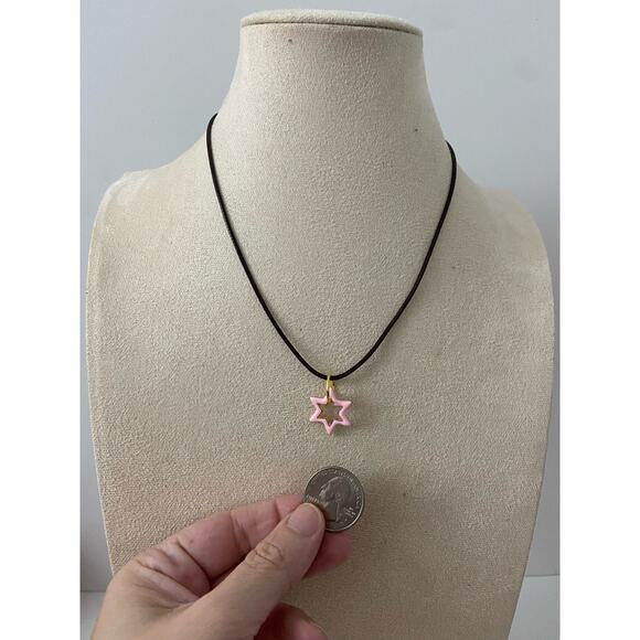 star of david necklace gold tone - Picture 2 of 5